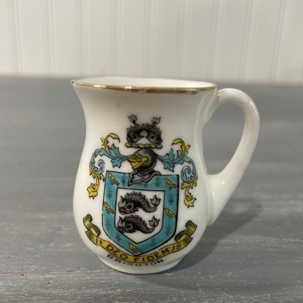 Royal Doulton Crested Heraldic China Mini‎ Roman Urn Crest of Brighton
